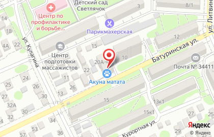 Салон красоты Лайм на Батуринской улице на карте