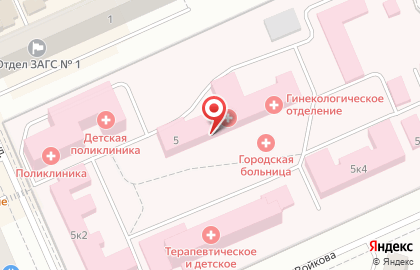 ОАО РОСНО-МС на Больничной улице на карте