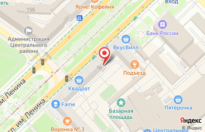 Enter в Центральном районе на карте