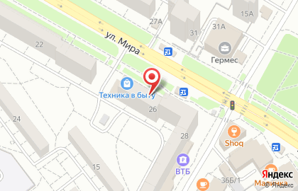 Магазин телефонов и аксессуаров на улице Мира на карте