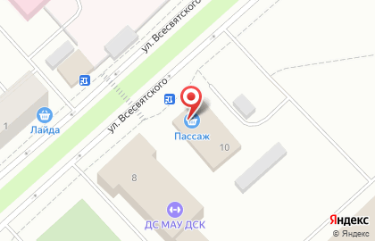 Супермаркет Пассаж в Красноярске на карте