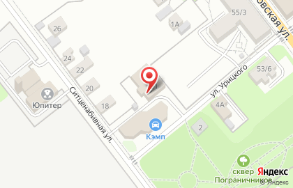 Автоцентр Кэмп на улице Урицкого на карте