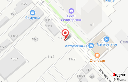 Шиномонтажная мастерская в Ильменском проезде на карте