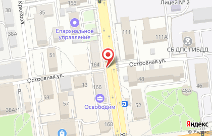 Космея на улице Ленина на карте