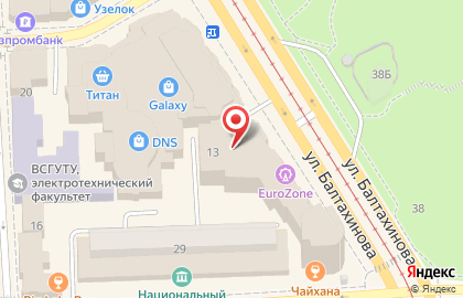 Саунд-студия Квадрат А в Советском районе на карте