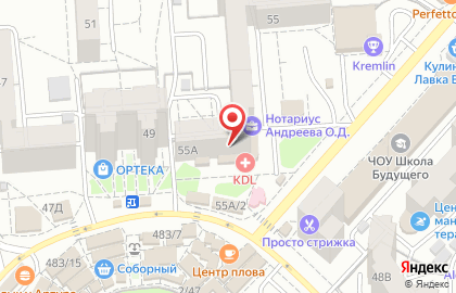 Медицинская лаборатория LIST LAB на улице Владимира Невского на карте