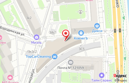 Компания Romanesc на 1-ой Бородинской улице на карте
