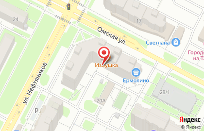Алкомаркет Метра в Ханты-Мансийске на карте