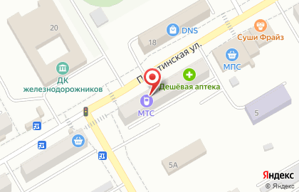 Фирменный магазин Ермолино на Пирятинской улице на карте