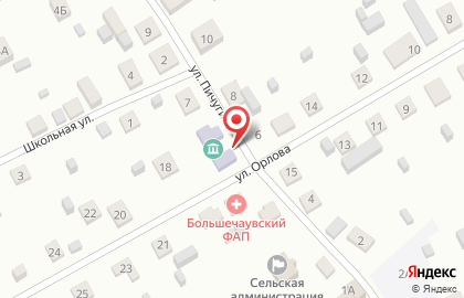Участковый пункт полиции с. Большое Чаусово на карте