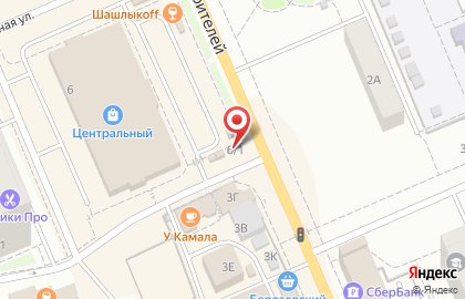 Федеральная сеть специализированных магазинов Русский Фейерверк на Театральной улице в Берёзовском на карте