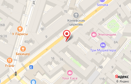 Караоке-клуб Дуэты на Загородном проспекте на карте
