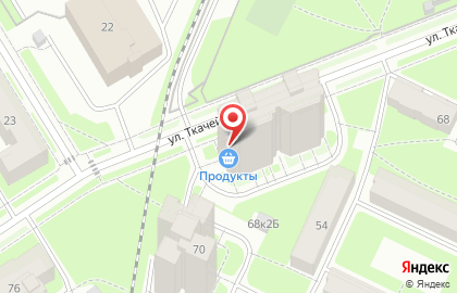Продуктовый магазин в Санкт-Петербурге на карте