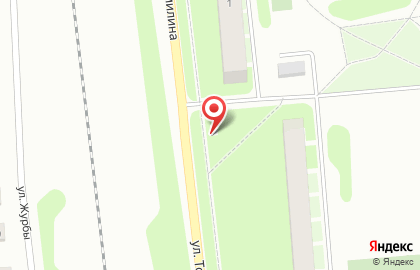 Продуктовый магазин на ул. Томилина, 1а на карте