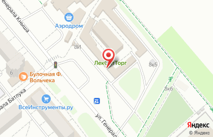 Василиса на улице Генерала Кныша на карте