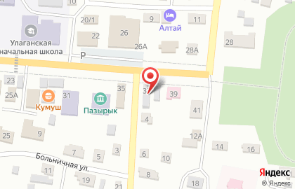 Аптечный пункт в Горно-Алтайске на карте