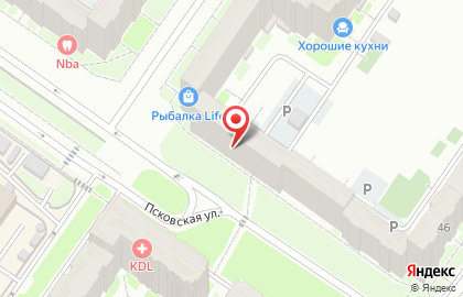 Тинель на карте