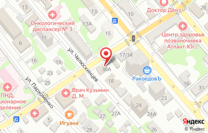 Ателье iMage в Новороссийске на карте