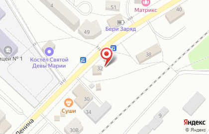 Золотая орхидея на проспекте Ленина на карте