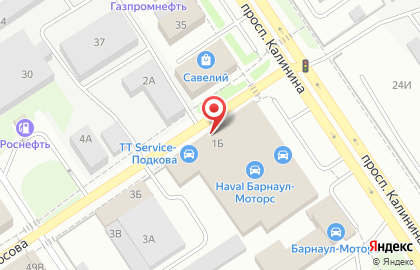 Магазин Подкова в Барнауле на карте