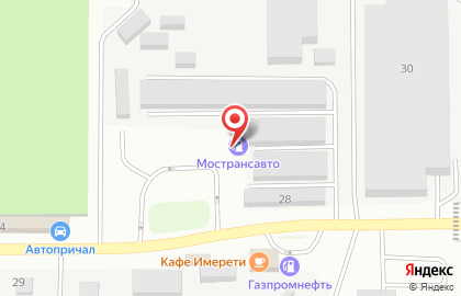 Автосервис Мострансавто в Центральном проезде в Ивантеевке на карте