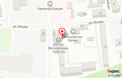 Католическая церковь Воскресения Христа на карте
