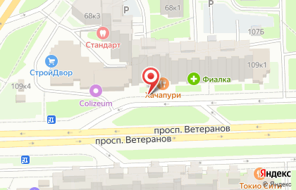 Зоотовары в Санкт-Петербурге на карте