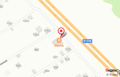 Кафе Дача в Липецке на карте