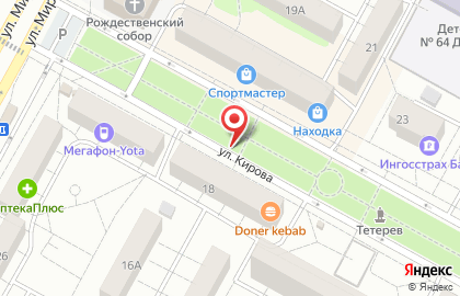INCITY на улице Кирова на карте