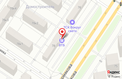 Банк ВТБ в Тюмени на карте