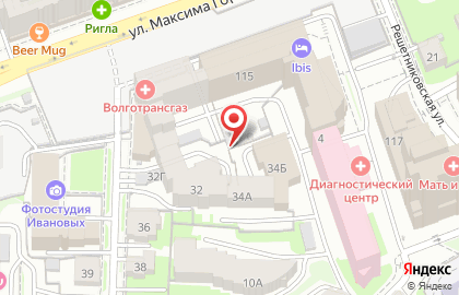 ЗАО Банкомат, Банк ВТБ 24 на улице Максима Горького на карте