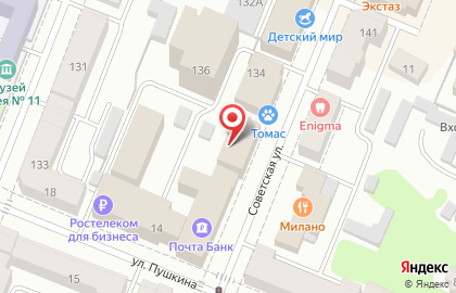 Торгово-монтажная компания Российские Окна на Советской улице на карте