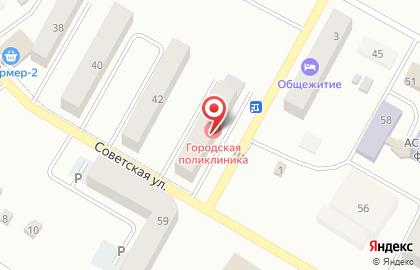 Поликлиника в Южно-Сахалинске на карте