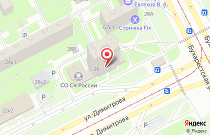 Следственный отдел по Фрунзенскому району Главное следственное управление Следственного комитета РФ по г. Санкт-Петербургу на карте
