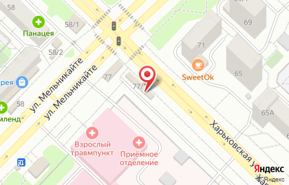 Магазин продуктов в Тюмени на карте
