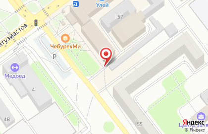 Киоск по ремонту обуви на бульваре Энтузиастов на карте