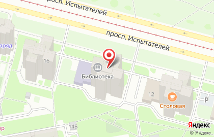 Общежитие, СПХФА на карте