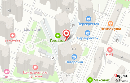 Зоомагазин Фауна в Железнодорожном районе на карте