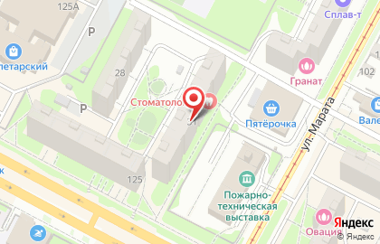 Инновационная стоматология на Марата-31 на карте