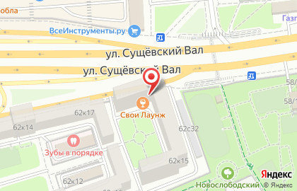 Салон вечерних платьев Madam Shiko на Новослободской улице на карте