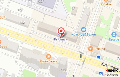 Гостиница Рыбинск на карте