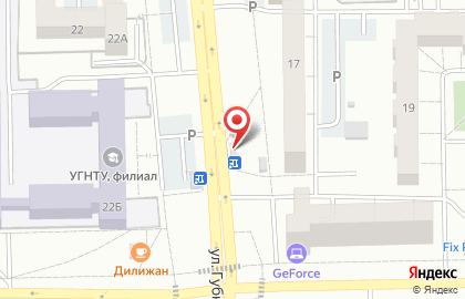 Хлебная лавка на улице Губкина на карте