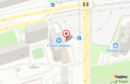 Мастерская по ремонту часов на ул. 800 лет Москвы, 22 к2 на карте