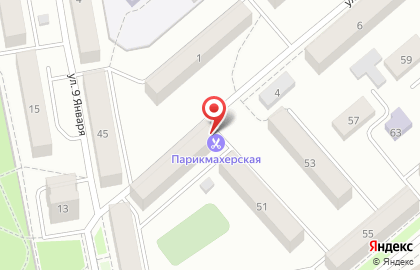 Парикмахерская Адель на улице Пушкина на карте