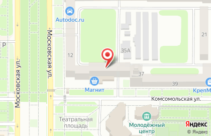 Билайн в Новомосковске на карте
