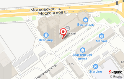 АВТОВАЗБАНК на Московском шоссе на карте