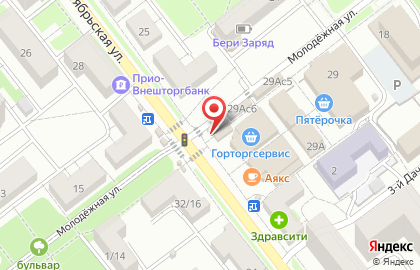 Магазин цветов Городские цветы на Октябрьской улице на карте