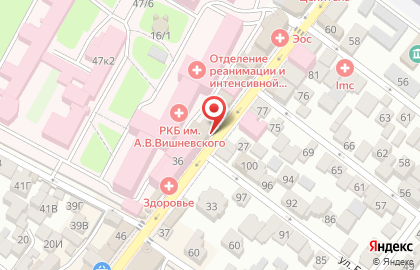 Ресторан быстрого питания Subway в Советском районе на карте