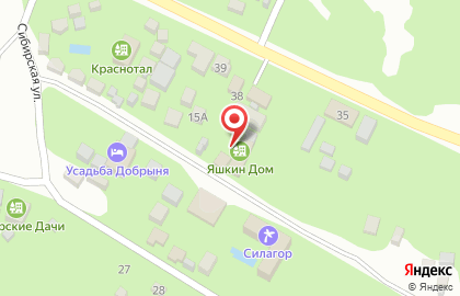 База отдыха Яшкин дом на карте