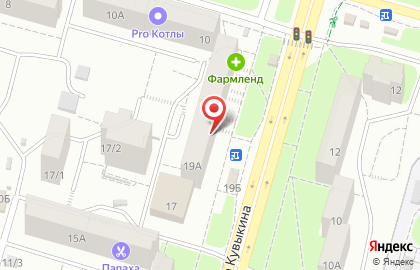 Алга на улице Степана Кувыкина на карте